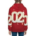thumbnail image 6 of Pofeuu Happy New 2025 Year Print Teenage Zipper Hoodie Sweatshirts Hooded Casual Jackets With Pocket For Boys Girls-Medium, 6 of 6
