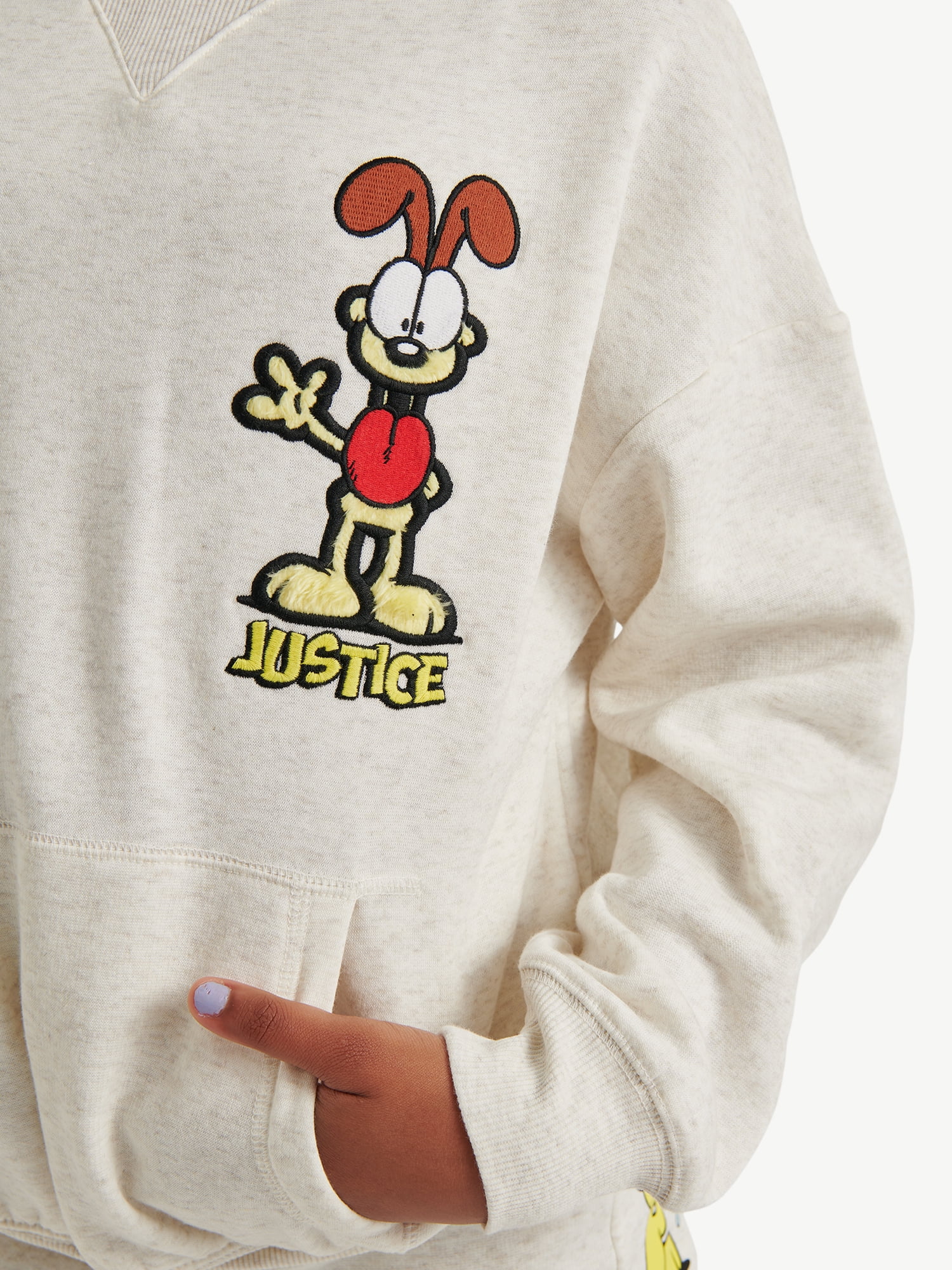 Justice x Garfield Girls Graphic Hoodie, Sizes XS - XLP