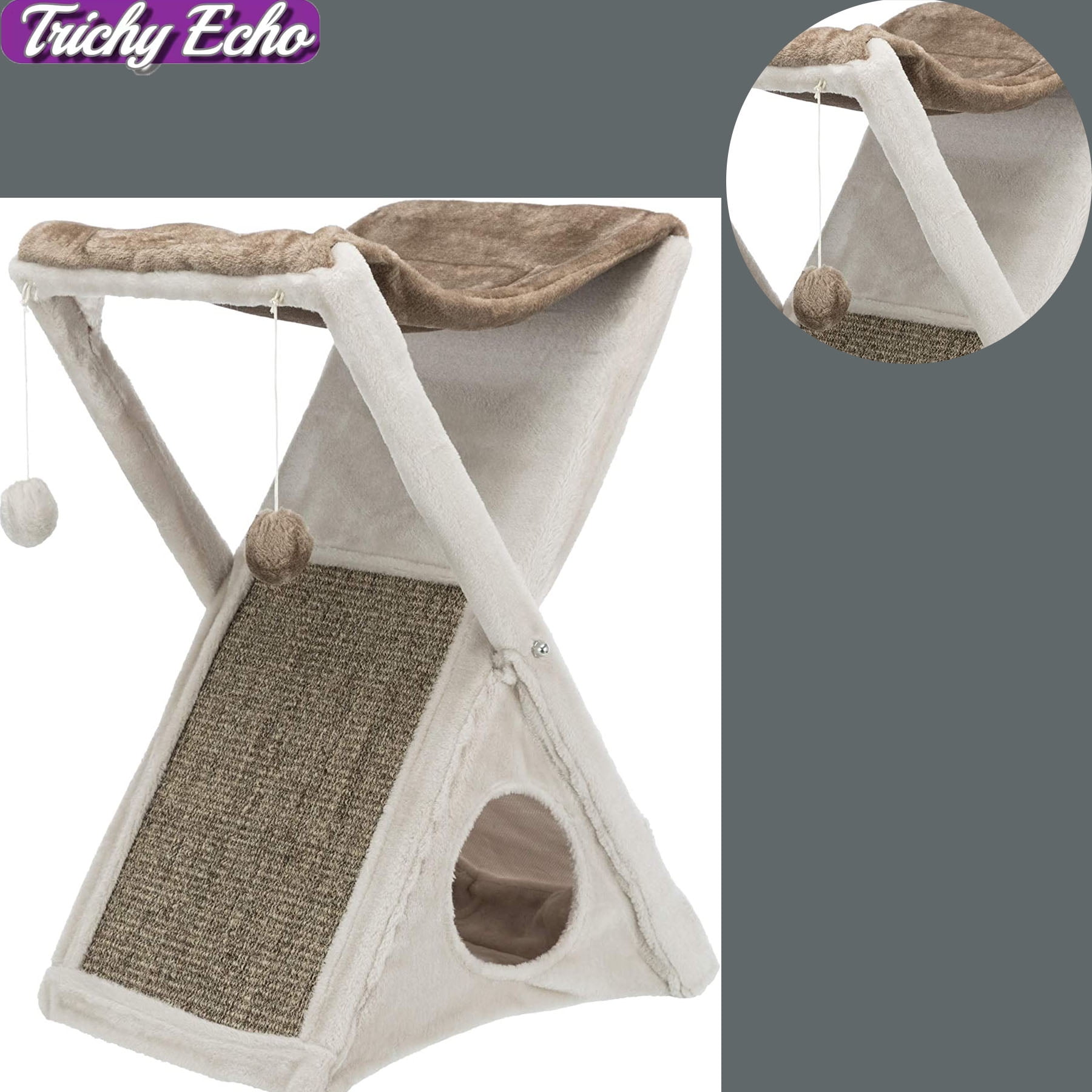 Miguel Fold and Store Cat Tower