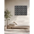thumbnail image 5 of Black and White Wall Art for Living Room,Canvas Picture Wall Decor for Bathroom Bedroom,Modern Moroccan Geometric Abstract Art Painting Artwork for Office Kitchen Hallway Dining Room Decor 20"x24", 5 of 8