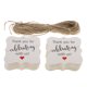 thumbnail image 2 of Etiquetas de Kraft de 100 piezas con natural para etiquetar su ropa para de cochera / / venta de consignación / v Blanco Gloria Etiquetas colgantes de papel Kraft, 2 of 8
