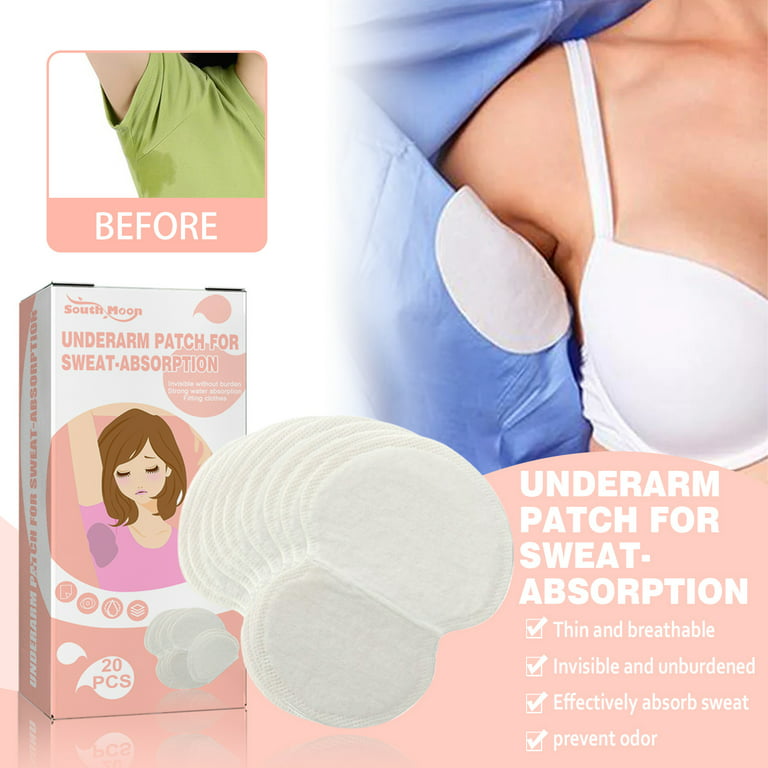 3 Pack Underarm Sweat Pads - Armpit Sweat Pads Disposable, Odour Free, &  Ultrathin & Invisible - Comfortable Super Absorbent Pad