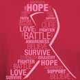 thumbnail image 3 of CafePress - Breast Cancer Ribbon Collage Dark T Shirt - Men's Classic Graphic Cotton T-Shirt, 3 of 4