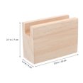 thumbnail image 6 of 2 Pcs Mattress Raiser Table Leg Risers Furniture Legs Bed Increased Wooden Blocks Height Extender, 6 of 6