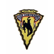 USS Cheyenne (SSN-773) Patch – Plastic Backing