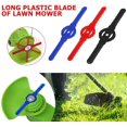 thumbnail image 5 of Paquete de 10 cuchillas de repuesto para cortacésped de plástico - Accesorios de jardinería, cortacésped y cortacésped Zhivalor BST3079673, 5 of 5