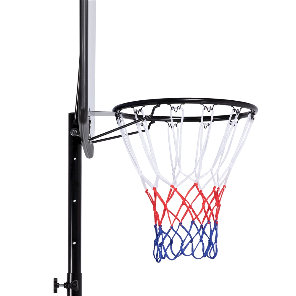 Yaheetech 7-9.2 Ft. Height Adjustable Hoop Portable Basketball System Goal Outdoor Kids Youth with Wheels and Weighted Base - image 11 of 16