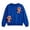 Blue, variant on Kids Teddy Bear Sweatshirt Long Sleeve Crewneck Pullover Top for Girls Boys Age 2-14 Years Cute Casual Fall Winter Clothes