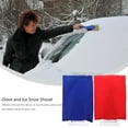 thumbnail image 2 of Phenofice Windscreen Ice Remover Glove Type Snow Removal Shovels Red 2Pcs, 2 of 8