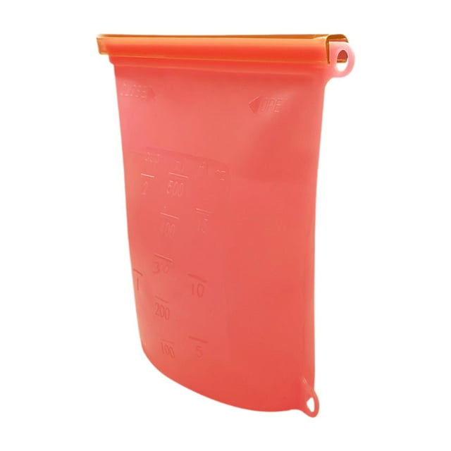 Tnarru Sac de Rangement Alimentaire Sacs de Congélation Extra Épais Pochette de Préparation de Repas Sac à Lunch Sacs de Lait pour Viande Légumes Collation Maison Fruit Rouge