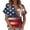 Z1 Multicolour, variant on HCYSFG Womens 4th of July V Neck Top oversized Short Sleeve 250th Anniversary Religious Cross Graphic Shirt Independence Day Tee