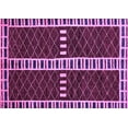 thumbnail image 1 of Ahgly Company Indoor Rectangle Abstract Purple Modern Area Rugs, 7' x 9', 1 of 4