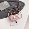 thumbnail image 4 of Damas Lindo Mini Bolso Bolso Hombro Elegante Bolso Cita Cuerpo Cruzado (rosa), 4 of 9