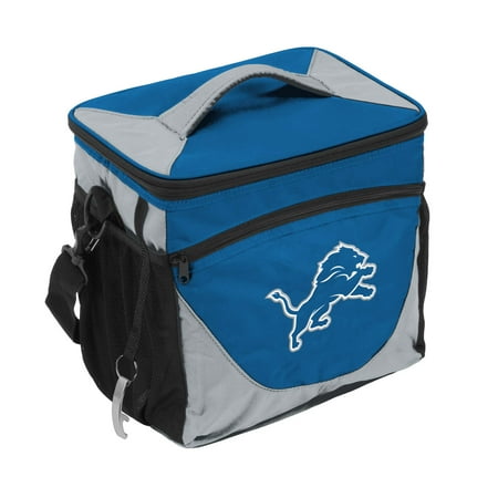 Detroit Lions Team Logo Ball - Detroit Lions 2017 Logo 24 Can Cooler