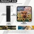thumbnail image 6 of XYZCANDO American Flag Camper Skylight Cover RV Window Shade Highland Cow Camper Window Cover Foldable RV Vent Covers for Roof UV Rays Protection Camper Trailer Fan Vent Cover Sunshade Blue, 6 of 7