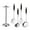 Five piece set, variant on SDFGTstore Stainless Steel Kitchen Implements Metal Cooking Utensils with Ergonomic Handle