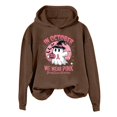 thumbnail image 1 of Cancer Shirts Women In October We Wear Hood Sweatshirt, 1 of 4