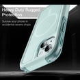 thumbnail image 2 of JETech Case for iPhone 15 6.1-Inch Compatible with MagSafe, Heavy Duty Dual-Layer Rugged Protection, Shockproof Protective Tough Phone Magnetic Cover (Mint Green), 2 of 6