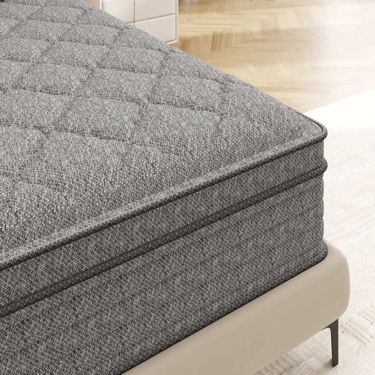 AMENDPATURE 12 inch Twin Hybrid Mattress,Memory Foam & Spring，Medium Comfort in a Box,Adult