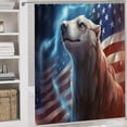 thumbnail image 5 of Animal Guardian America 4 Piece Shower Curtain Sets, with Non-Slip Rugs, Toilet Lid Cover And Bath Mat, for Bathroom Decor Set, 5 of 8