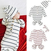 Infant Newborn Baby Cotton Crib Sleeping Bag Sleepsack Wrap Swaddle Bathrobe