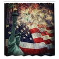 thumbnail image 3 of Ambesonne Colorful Shower Curtain, Fireworks 4th of July, 69"Wx75"L, Multicolor, 3 of 5