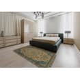 thumbnail image 4 of Ahgly Company Indoor Round Abstract Mocha Brown Abstract Area Rugs, 5' Round, 4 of 6