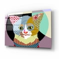 thumbnail image 2 of Epic Art 'Spectrum Cat' by Lanre Adefioyue, Acrylic Glass Wall Art, 16"x12", 2 of 8
