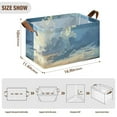 Beach Foldable Storage Large Fabric Storage Baskets Organizer Storage