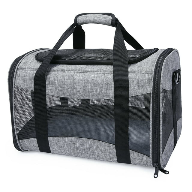 Pet Handbag Carrier Breathable Portable Foldable Mesh Cat Carrier Dog Travel Bag