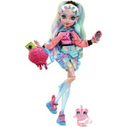 Monster High Doll, Lagoona Blue with Pet Piranha, Colorful Streaked Hair