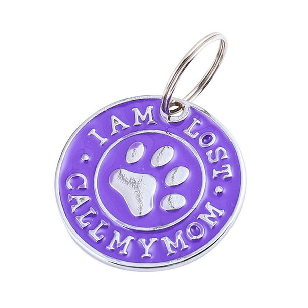 Follure Cute Mini More Diamond Paw Dog Cat Id Name s Pet Jewelry Necklace Walmart Com Walmart Com