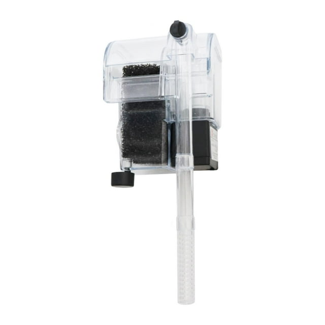 Milaget Aquarium Filter USB Adjustable Flow Rate Small Quiet Compact External Filter 8x7.5x10cm