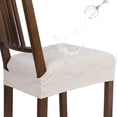 thumbnail image 1 of Set de 6 Fundas para Asientos de Sillas de Comedor Jacquard Crema SearchI, 1 of 9