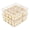 2 Pack 10 QT-Style1, variant on 2 Pack 10 QT-Style3 Plastic Storage Boxes with Removable Compartments Desk Craft Organizer