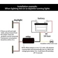 thumbnail image 3 of Car Led Drl Controller, Universal Fitment For Most Vehicles With Easy Install And Safety Fuse Protection, Automatic On Off With 15 Second Delay Off Feature, 3 of 5