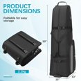 thumbnail image 2 of Bolsa de viaje de golf Himal Outdoors con laterales blandos y ruedas de 50 cm, 2 of 7
