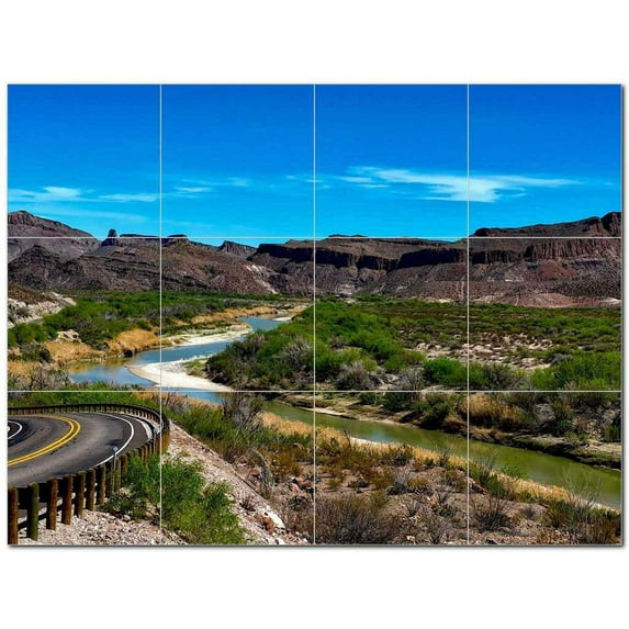 River Ceramic Tile Mural Kitchen Backsplash Bathroom Shower 401462-XL43