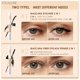 thumbnail image 2 of FOCALLURE 2 en 1 Máscara de pestañas negra resistente al agua Alargador de pestañas Rizador de ojos Extensión de pestañas Delineador de ojos Mejorador Maquillaje Cosméticos, 2 of 5