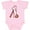 AD-Pink, variant on Baseball First Birthday One Year Old Boys or Girls Baby Bodysuit
