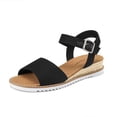 thumbnail image 4 of Pennysue Women's Wedge Sandals Summer Shoes Espadrilles Ankle Strap Open Toe, 4 of 4