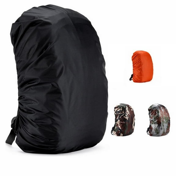 Ngheia 35L Backpack Rain Cover Outdoor Mountaineering Bag School Bag Rain Cover Waterproof Cover Black, Backpack Cover Bag Camping Hiking Outdoor Rucksack Rain Dust 35L, 1*Backpack Cover
