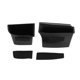 thumbnail image 2 of CAJA DE ALMACENAMIENTO DE LA PUERTA DEL LADO DEL AUTOMÓVIL, Decoración Resistente Interior de Goma de ABS 2 Piezas de Puertas de Agarre de 2 piezas de Reemplazo Negro para, 2 of 7