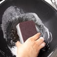 thumbnail image 4 of Magic Emery Cleaning Sponge, New Dish Sponge Carborundum Rust Remover, Kitchen Nano Sponges Brush Eraser Scrub Pad, Reusable Kitchen Cleaning Tool for Pots and Pans Removing Rust, 4 of 5