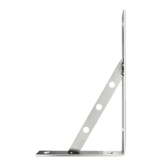 Raindrops Heavy Duty Stainless Steel Shelf Bracket for Microwave and Wall Shelves, , Support Hardware