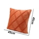 thumbnail image 2 of Almohada de viaje para oficina en casa, funda de cojín cuadrada, funda de cojín con borde plateado, 2 of 6