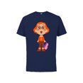thumbnail image 1 of Disney PIXAR Turning Red Meilin Lee - Short Sleeve Cotton T-Shirt for Adults - Customized-Athletic Navy, 1 of 4