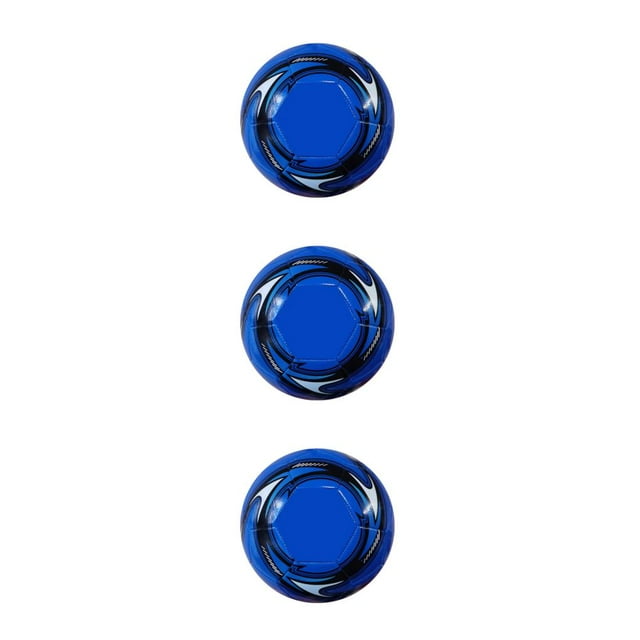 relayinert PVC Football Ball Waterproof Competitive Game Soccer Ball For Kids Teamwork Training Soccer Ball Blue 3Set