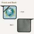 thumbnail image 2 of Sikiie Dreaming Travel Pot Holders Kitchen Insulation Mats Heat Resistant Pot-Holder Oven Anti-Scald Pads for Cooking Baking, 7.1*7.1inch, 2 of 8