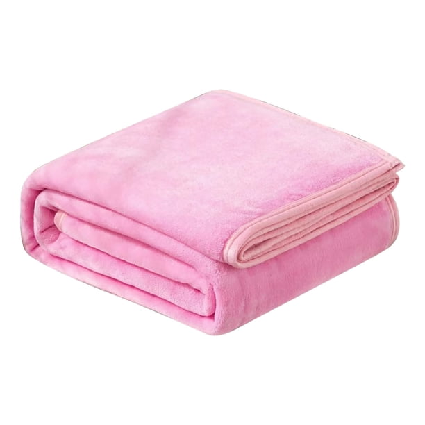 Sofa Vama Ropa de Cama Manta de forro polar súper suave y cálida, sólida y cálida, para sofá, ropa de cama, 70 x 100 cm for Navideño